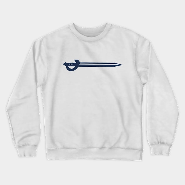 Musketeer Sword Crewneck Sweatshirt by twothree